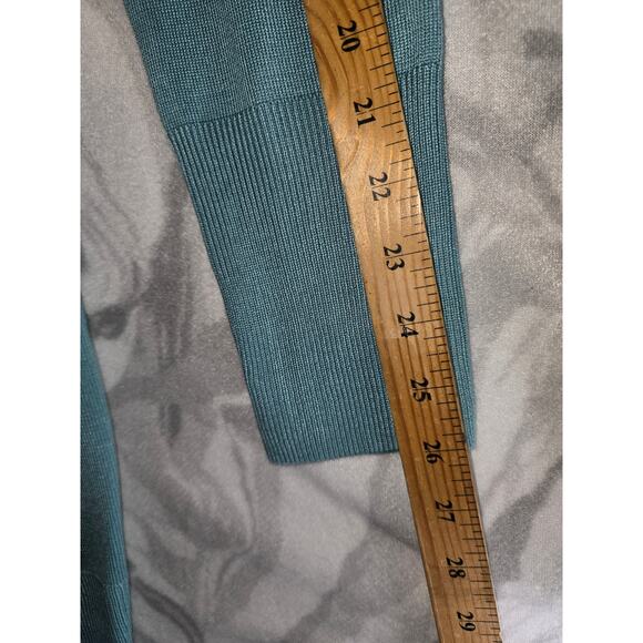 Merokeety Blue Cardigan Sweater Women's Size L - Picture 9 of 9